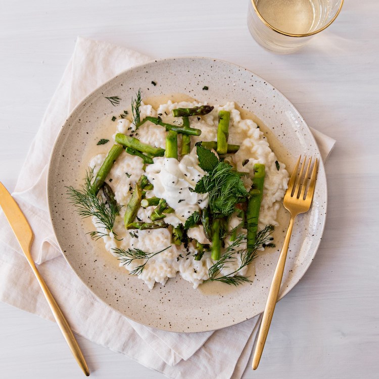 Picture of Asparagus & Pea Risotto 